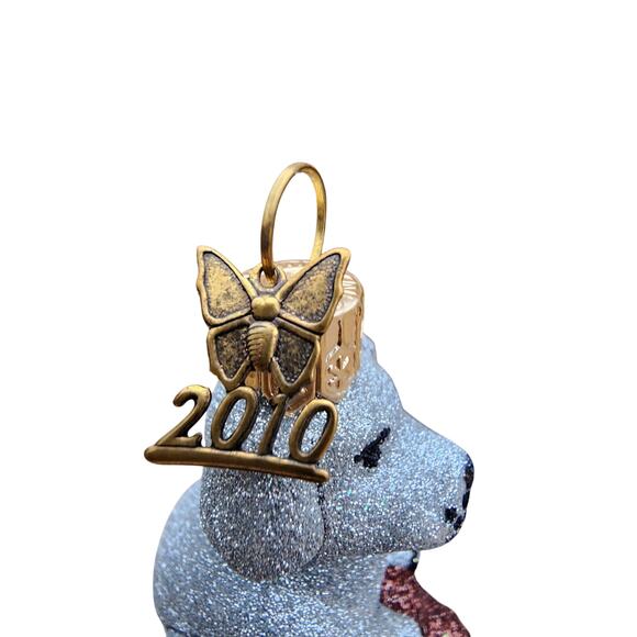 Neiman Marcus 2010 RARE Triple Puppy Dog Christmas Ornament - Picture 6 of 9
